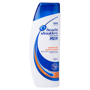 Shampoo Anticaspa Head & Shoulders Men Prevenção Contra Queda Frasco 200ml