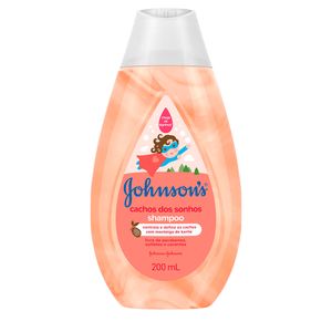 Shampoo Infantil para Cabelos Cacheados Johnson's Cachos dos Sonhos 200ml