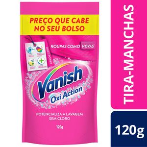 Tira Manchas Vanish em Pó Oxi Action para roupas coloridas 120g