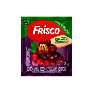 Refresco em Pó de Uva Frisco 18g