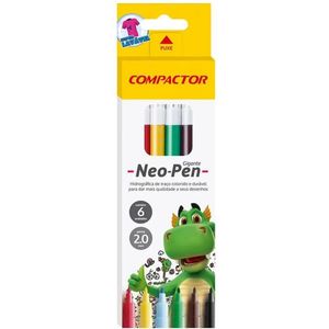 Pincel Hidrocor Neo-Pen Grande Caixa com 6 Cores