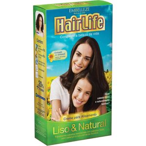 Creme Alisante Liso & Natural Hairlife 160G