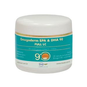 Suplemento Omegaderm EPA & DHA 90 Full LC 500mg 30 Cápsulas