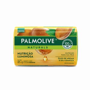 Sabonete em Barra Palmolive Naturals Nutrição Luminosa Óleo de Argan e Oil-Complex 85g