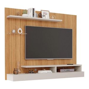 Painel para TV até 50'' Valência Plus Permobili Nature/Off White