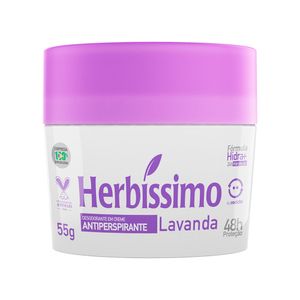 Desodorante Antitranspirante Creme Herbíssimo Lavanda 55g