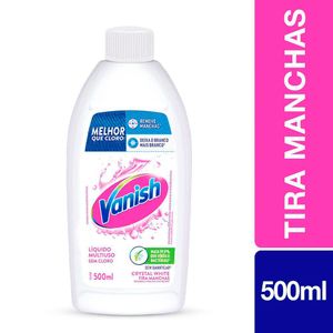 Tira Manchas Vanish Líquido Crystal White para roupas brancas 500ml