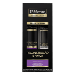 Kit Shampoo + Condicionador Tresemmé Reconstrução e Força 350ml + 175ml