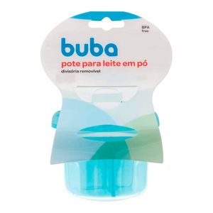 Pote Plástico para Leite em Pó Azul Buba