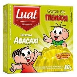 Gelatina Em Pó Abacaxi Lual 20G