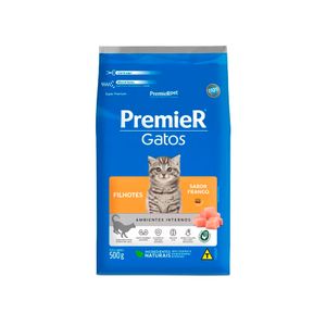 Ração Premier Ambientes Internos Para Gatos Filhotes Sabor Frango 1,5kg