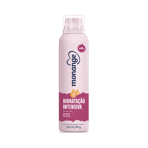 Desodorante Antitranspirante Aerosol Monange Hidratação Intensiva 150ml