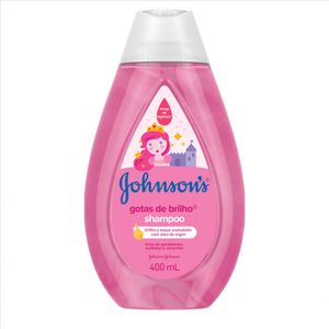 Shampoo Infantil Johnson's Gotas de Brilho Frasco 400ml