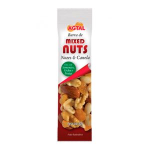 Barra Mixed Nuts de Nozes e Canela