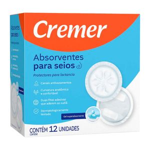 Absorvente Para Seios Cremer 12x1