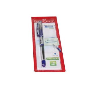 Caneta Esferográfica Xtreme Média 1.0 Mm Azul Blister Com