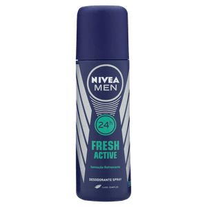 Desodorante Antitranspirante Spray Nivea Masculino Fresh Active 90ml