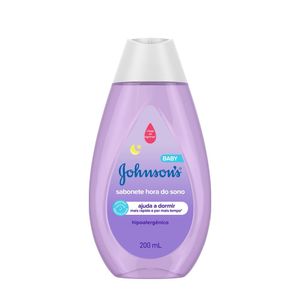 Sabonete Líquido Relaxante Johnson's Baby Hora do Sono 200ml