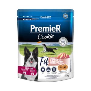 Biscoito Premier Cookie Cães Adultos Fit Frango Com Batata Doce