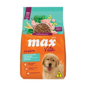 Ração Max Vita Crescimento para Cães Filhotes Sabor Frango 3kg