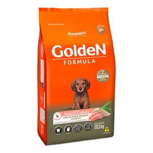 Ração Golden Fórmula Mini Bits para Cães Filhotes de Pequeno Porte Sabor Frango e Arroz 10,1KG