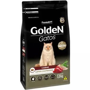 Ração Golden Gatos Castrados Sabor Carne