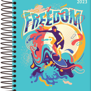 Agenda Espiral Capa Dura 176 Folhas Cliff Foroni