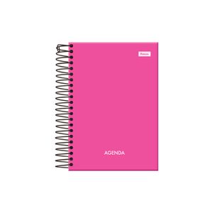 Agenda Foroni Espiral Capa Dura Rosa 176 Folhas