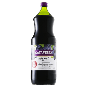 Suco Integral Uva Tinto Catafesta Garrafa 1,5l