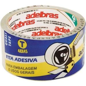 Fita Adesiva para Embalagem Transparente 48MmX45M