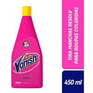 Tira Manchas Vanish Resolv Pré Lavagem para roupas coloridas 450ml