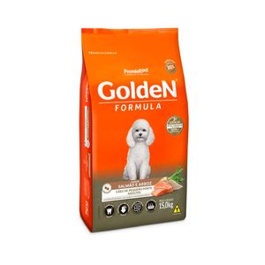 Ração Golden Fórmula Mini Bits para Cães Adultos Raças Pequenas Sabor Salmão e Arroz 15kg