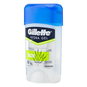 Antitranspirante Gel Aloe Gillette Hydra Gel 45g