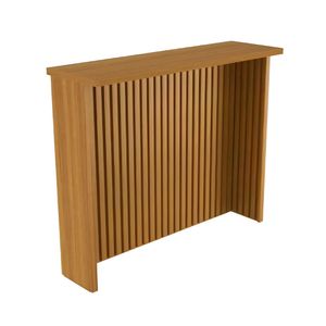 Bancada Painel De Ilha Nesher Balcão 120cm MDF Freijó