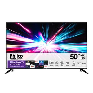 Smart TV Philco 50” 4K LED PTV50G7ER2CPBL Dolby Áudio