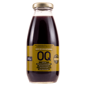 Suco Integral Uva OQ Garrafa 300ml