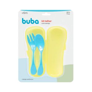 Kit Talher com Estojo Azul Buba