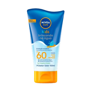 Protetor Solar Kids Nivea Sun Brincando na Água FPS 60 150ml