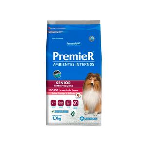 Ração Premier Sênior Cães Adultos 7+ Sabor Frango e Salmão 1kg