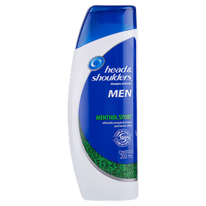 Shampoo Anticaspa Menthol Sport Head & Shoulders Men Frasco 200ml