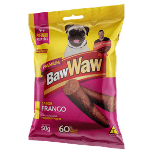 Bifinho para Cães Adultos Raças Pequenas Frango Baw Waw Premium Pacote