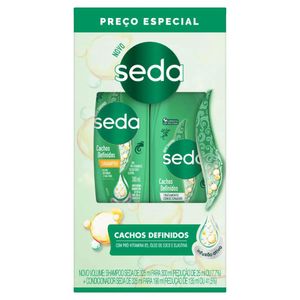 Kit Seda Cachos Definidos Shampoo 300ml + Condicionador 190ml