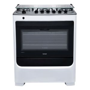 Fogão 6 Bocas CFS6NAB Mesa de Inox Consul Branco Bivolt