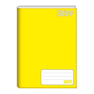 Caderno Capa Dura Brochurão Amarelo  48 Folhas Jandaia