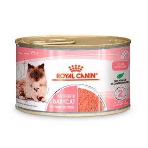 Ração Royal Canin Mother & Babycat Instinctive para Gatas Gestantes Lactantes e Gatos Filhotes 195g