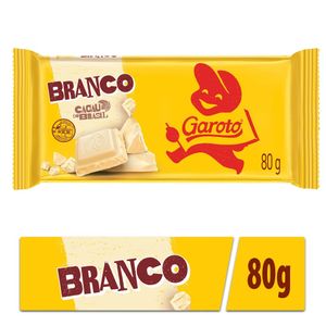 Chocolate Branco Garoto 80g