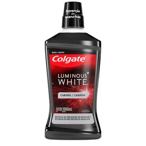 Enxaguante Bucal Colgate Luminous White Carvão 1L