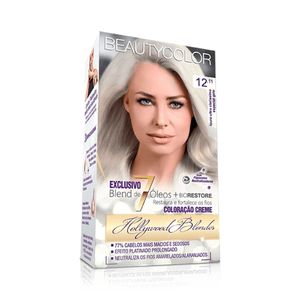 Tintura Beauty Color Hollywood Blondes 12.11 Louro Ultra-Claríssimo Especial Gelo