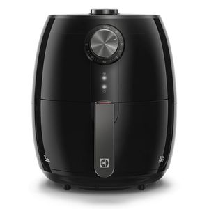 Air Fryer Electrolux por Rita Lobo 3,2L Preta Efficient com Timer 1400W EAF15 220V