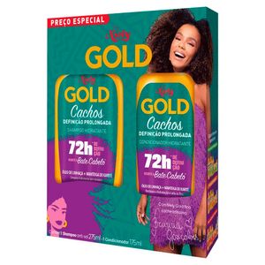 Kit Shampoo + Condicionador Niely Gold Cachos